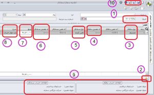 اعلامیه بدهکار بستانکار در نرم افزار سپیدار3